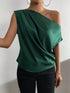 'Ceridwen' Rushed Off Shoulder Blouse - Celes Fashion